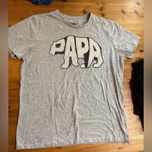 MAD Engine Papa Bear Light Gray T-Shirt - XL